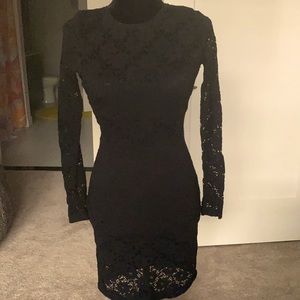 Black lacey sexy dress